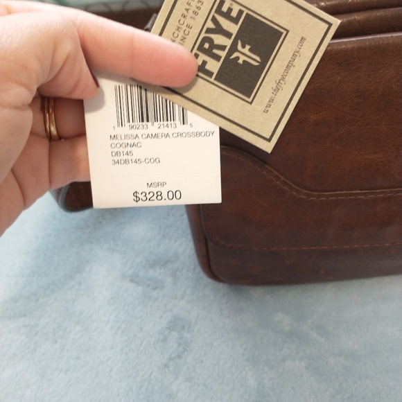 Frye Melissa Camera Crossbody Bag Cognac. RARE to find - Picture 4 of 16